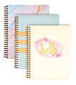 Divoga® Personal-Size Notebook, Whimsical Wonder Collection, 3 Subject, College Ruled, 120 Sheets, Assorted Colors 1 thumbnail image