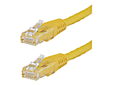StarTech.com 1ft CAT6 Ethernet Cable - Yellow Molded Gigabit CAT 6 Wire 1 thumbnail image