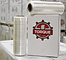 Torque Handfilm Shrink Wrap, ST.III-18.15, 9mic/35 gauge, 17.25" x 1500', Clear, Carton of 4 Rolls