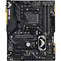 TUF X470-Plus Gaming Desktop Motherboard - AMD Chipset - Socket AM4 - ATX - 64 GB DDR4 SDRAM Maximum RAM - DIMM, UDIMM - 4 x Memory Slots - Gigabit Ethernet - HDMI - 6 x SATA Interfaces 1 thumbnail image