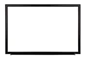 FORAY™ Magnetic Dry-Erase Whiteboard, 36" x 48",  Aluminum Frame With Black Finish