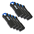 GorillaDrive Ruggedized USB 2.0 Flash Drive, 8GB, Pack Of 8