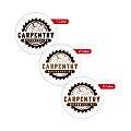 Custom Printed Outdoor Weatherproof 1-, 2- Or 3-Color Labels And Stickers, 2-1/4" Circle, Box Of 250 Labels 1 thumbnail image