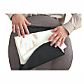 Master Memory-Foam Lumbar Support Cushion, 7 1/2"H x 12 1/2"W x 2 1/2"D, Black