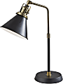 Adesso® Simplee Arthur Desk Lamp, 19-1/2”H,  Black/Antique Brass 1 thumbnail image