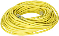 Hoffman Grounded Outdoor Extension Cord, 100', Yellow, USW74100