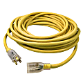 Hoffman Grounded Outdoor Extension Cord, 25', Yellow, USW68025