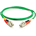 C2G-10m LC-LC 62.5/125 OM1 Duplex Multimode PVC Fiber Optic Cable - Green - Fiber Optic for Network Device - LC Male - LC Male - 62.5/125 - Duplex Multimode - OM1 - 10m - Green
