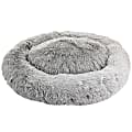 Gibson Home Bow Wow Buddy Pet Bed, 30" x 30", Shaggy Gray