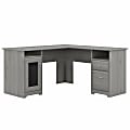 Bush Business Furniture Cabot 60"W L-Shaped Corner Desk, Modern Gray, Standard Delivery 1 thumbnail image