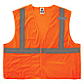 Ergodyne GloWear® Breakaway Mesh Hi-Vis Type-R Class 2 Safety Vest, X-Large, Orange