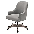 Office Star Bradwell Fabric High-Back Office Chair, Fog