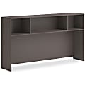 HON Mod Desk Collection 72"W Open Hutch, Slate Teak 1 thumbnail image