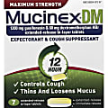 Mucinex DM Cough Tablets - For Cough, Nasal Congestion, Chest Congestion, Runny Nose - 7 / Box