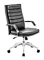 Zuo Modern® Director Comfort Office Chair, Black/Chrome 1 thumbnail image