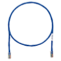 PANDUIT Cat.6 UTP Patch Cord - RJ-45 Male Network - RJ-45 Male Network - 10ft - Blue, Clear