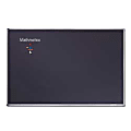 Quartet® Education Magnetic Porcelain Chalkboard, 72" x 48", Black Aluminum Frame 1 thumbnail image