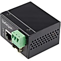 StarTech.com Industrial Fiber to Ethernet Media Converter - 100Mbps SFP to RJ45/CAT6 SM/MM - Fiber to Copper Network - IMC100MSFP 1 thumbnail image