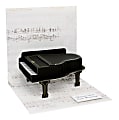 Up With Paper Everyday Pop-Up Greeting Card, 5-1/4" x 5-1/4", Baby Grand Piano