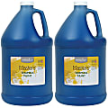 Little Masters® Tempera Paint, 128 Oz, Blue, Pack Of 2