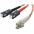 Belkin Duplex Fiber Optic Patch Cable - LC Male - SC Male - 49.21ft 1 thumbnail image