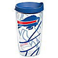 Tervis NFL Tumbler With Lid, 16 Oz, Buffalo Bills, Clear 1 thumbnail image
