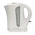 Proctor Silex 1.7L Plastic Cordless Electric Kettle, White 1 thumbnail image