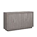 Sauder Hayes Garden Credenza with Doors, 33-1/8”H x 58-5/8”W x 16-1/8”D, Ashen Oak