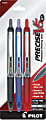 Pilot® Precise™ V5 Liquid Ink Retractable Rollerball Pens, Extra-Fine Point, 0.5mm, Assorted Barrels, Assorted Ink Colors, Pack Of 3
