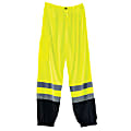 Ergodyne GloWear® 8910 Class E Polyester Hi-Vis Pants, 2X/3X, Lime/Black 1 thumbnail image