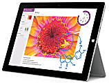 Microsoft® Surface 3 Refurbished Wi-Fi Tablet, 10.8" Touch Screen, Intel® Atom, 2GB Memory, 64GB Solid State Drive, Windows® 10 Pro, Silver 1 thumbnail image