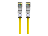 Belkin - Crossover cable - RJ-45 (M) to RJ-45 (M) - 3 m - UTP - CAT 5e - yellow 1 thumbnail image