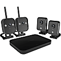 Zmodo 4 Channel 720p Wireless Mini NVR Kit with 4 IP Cameras & 1TB HDD - Network Video Recorder, Camera - 1280 x 720 Camera Resolution - HDMI 1 thumbnail image