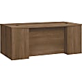 HON® Foundation Laminate Breakfront Desk Shell With Bowfront, Pinnacle 1 thumbnail image