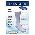 Invacare® Diasox™ Diabetic Socks, Men Size 4 1/2-6 1/2/Women Size 5-7, White