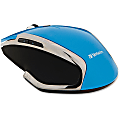 Verbatim® Wireless Notebook 6-Button Deluxe LED Mouse, Blue, VTM99016