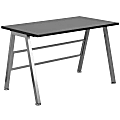 Flash Furniture 48"W High Profile Contemporary Computer Desk, Black 1 thumbnail image