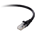 Belkin Cat. 6a Patch Cable - RJ-45 Male - RJ-45 Male - 7ft - Black