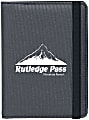 Custom Deluxe Recycled Promotional Passport Wallet, 5-3/4” x 4-1/2”, Charcoal