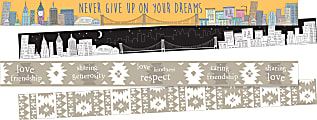 Barker Creek Double-Sided Straight-Edge Border Strips, 3" x 35", City Skyline, Set Of 24 Strips 1 thumbnail image