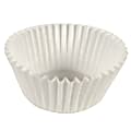 Hoffmaster Fluted Baking Cups, 3-1/2" x 1-5/8", White, Case Of 10,000 Cups 1 thumbnail image