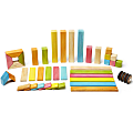 Tegu Magnetic Wooden Blocks 42-Piece Set, Tints