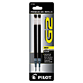Pilot G2 Gel Refill, Bold Point, 1.0mm, Black Ink, Pack of 2 Refills