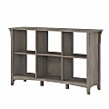 Bush Furniture Salinas 30"H 6-Cube Storage, Driftwood Gray, Standard Delivery