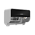 Kimberly-Clark Professional ICON Coreless Standard 2-Roll Toilet Paper Dispenser With Faceplate, Horizontal, Black Mosaic 1 thumbnail image