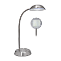 Realspace® Urban Task Lamp, 17"H, Brushed Steel