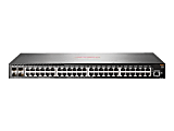HPE Aruba 2930F 48G 4SFP+ - Switch - L3 - managed - 48 x 10/100/1000 + 4 x 1 Gigabit / 10 Gigabit SFP+ (uplink) - rack-mountable 1 thumbnail image