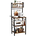 Bestier Bakers Rack With Storage Shelf, 5-Tier, 58”H x 23”W x 16”D, Rustic Brown 1 thumbnail image