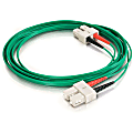 C2G-2m SC-SC 62.5/125 OM1 Duplex Multimode PVC Fiber Optic Cable - Green - Fiber Optic for Network Device - SC Male - SC Male - 62.5/125 - Duplex Multimode - OM1 - 2m - Green