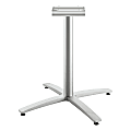 HON Between HBTTX30S Table Base - Textured Silver